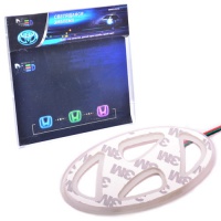 LED эмблема двухцветная для Hyundai Elantra/Sonata (2шт.)