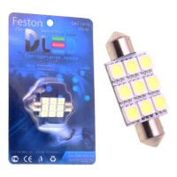 Светодиодная автолампа C5W FEST - 9 SMD 41мм SV8,5 (2шт.)