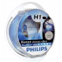 Автолампа галогенная PHILIPS BLUEVISION ULTRA H1 12V 55W  (2шт.)