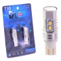 Светодиодная автолампа T10 - W16W - 10 SMD 2323 + Линза (2шт.)